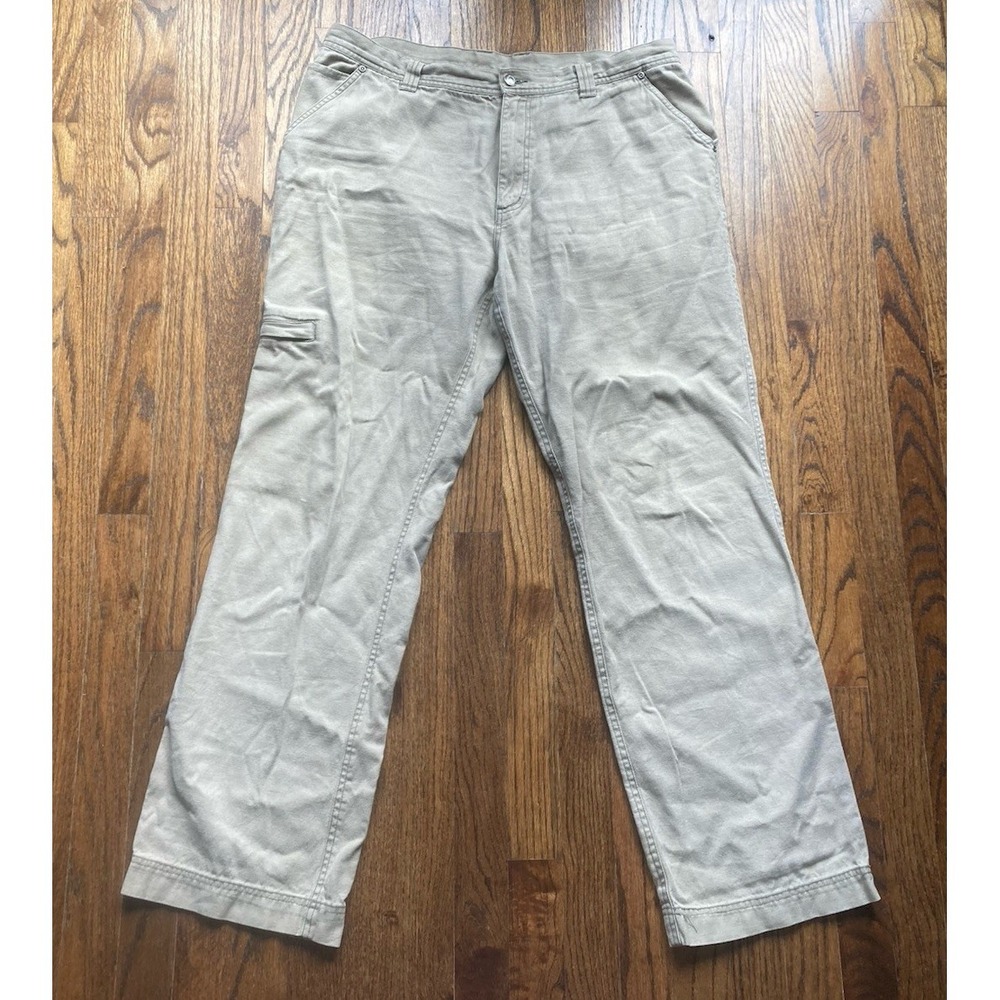 Kavu Pants Men Size 36x31 Hemp Cotton Beige Canvas Climbing Outdoors